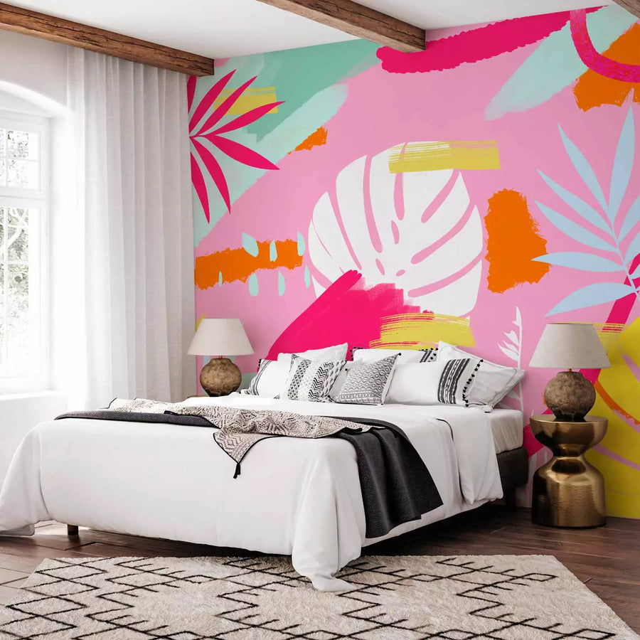 Daudzkrāsainas fototapetes - Krāsu šļakatas spilgtās krāsās, 143818 G-ART