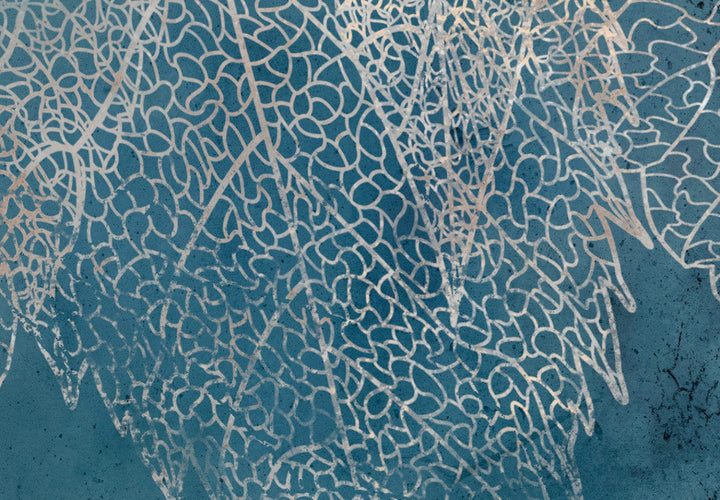 Fototapetes - Lapas vējā, zilā krāsā, 138444 G-ART