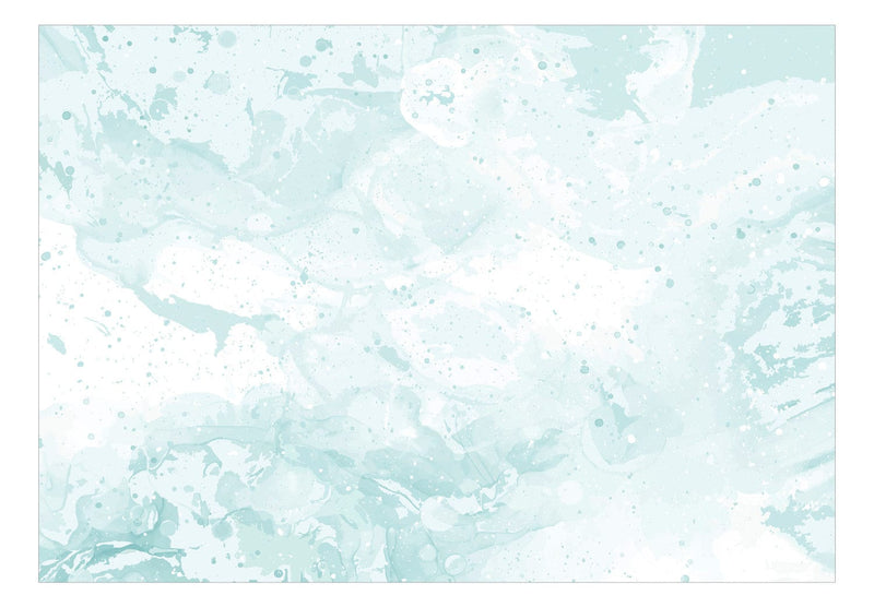 Wall Murals - Ice and snow background in pastel turquoise, 149214 G-ART