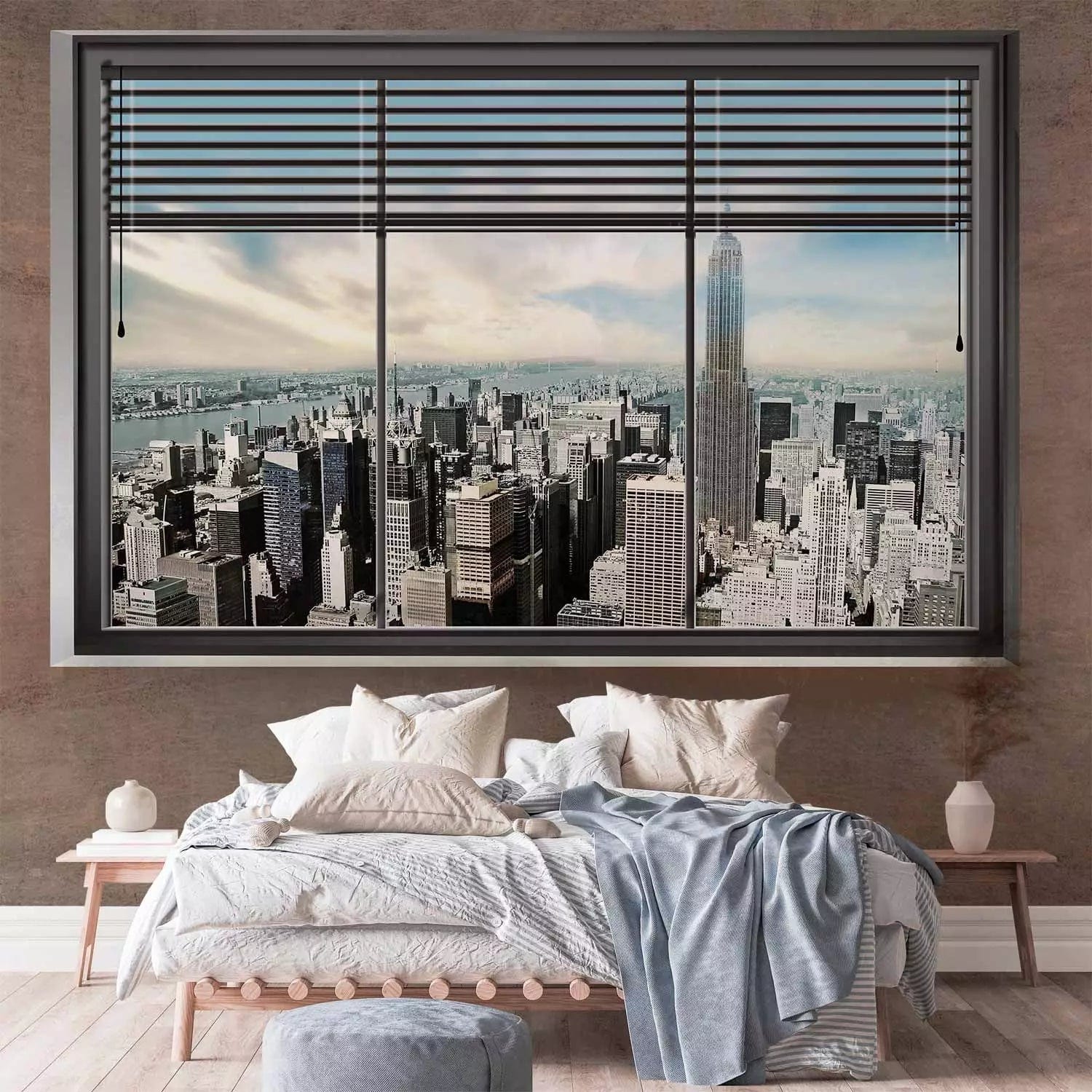 Wall Murals - window to New York, 61562 - Choose your size – Tapetenshop.lv
