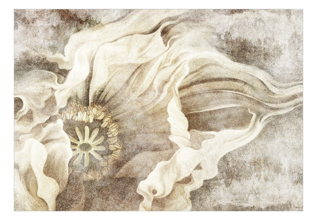 Fototapetes bēšos toņos - Maģiskais zieds, 142364 G-ART