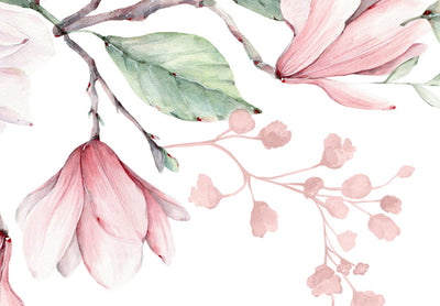 Fototapetes - Magnolijas ziedēšana, rozā toņos, 143171 G-ART