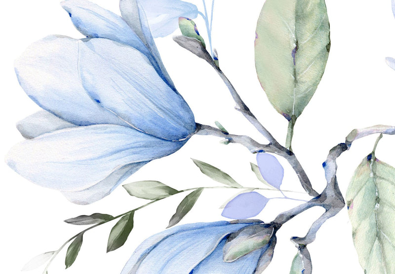 Фотообои - Цветок магнолии, оттенки синего, 143172 G-ART