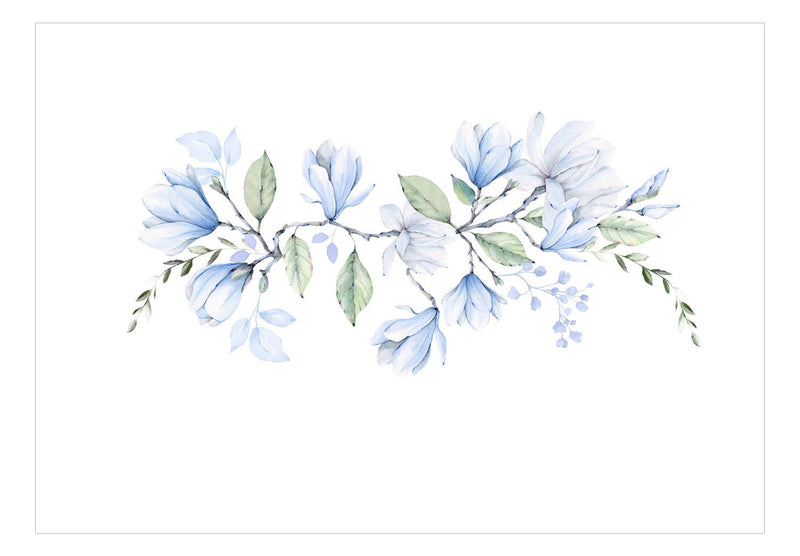 Valokuvatapetti - Magnolian kukka, sinisen sävyjä, 143172 G-ART