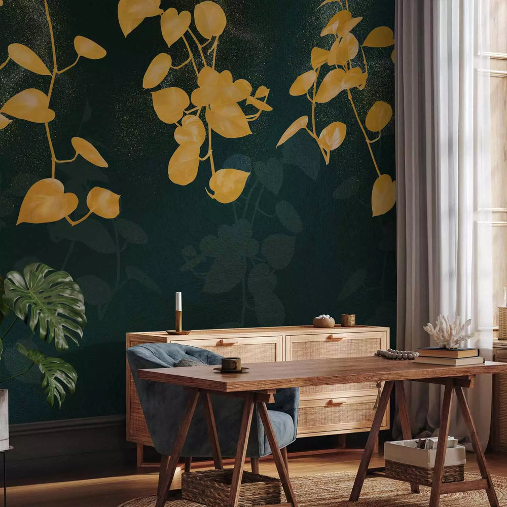 Fototapetes - Mākslinieciski augi, kas mirdz gaismas starojumā, 151284 G-ART