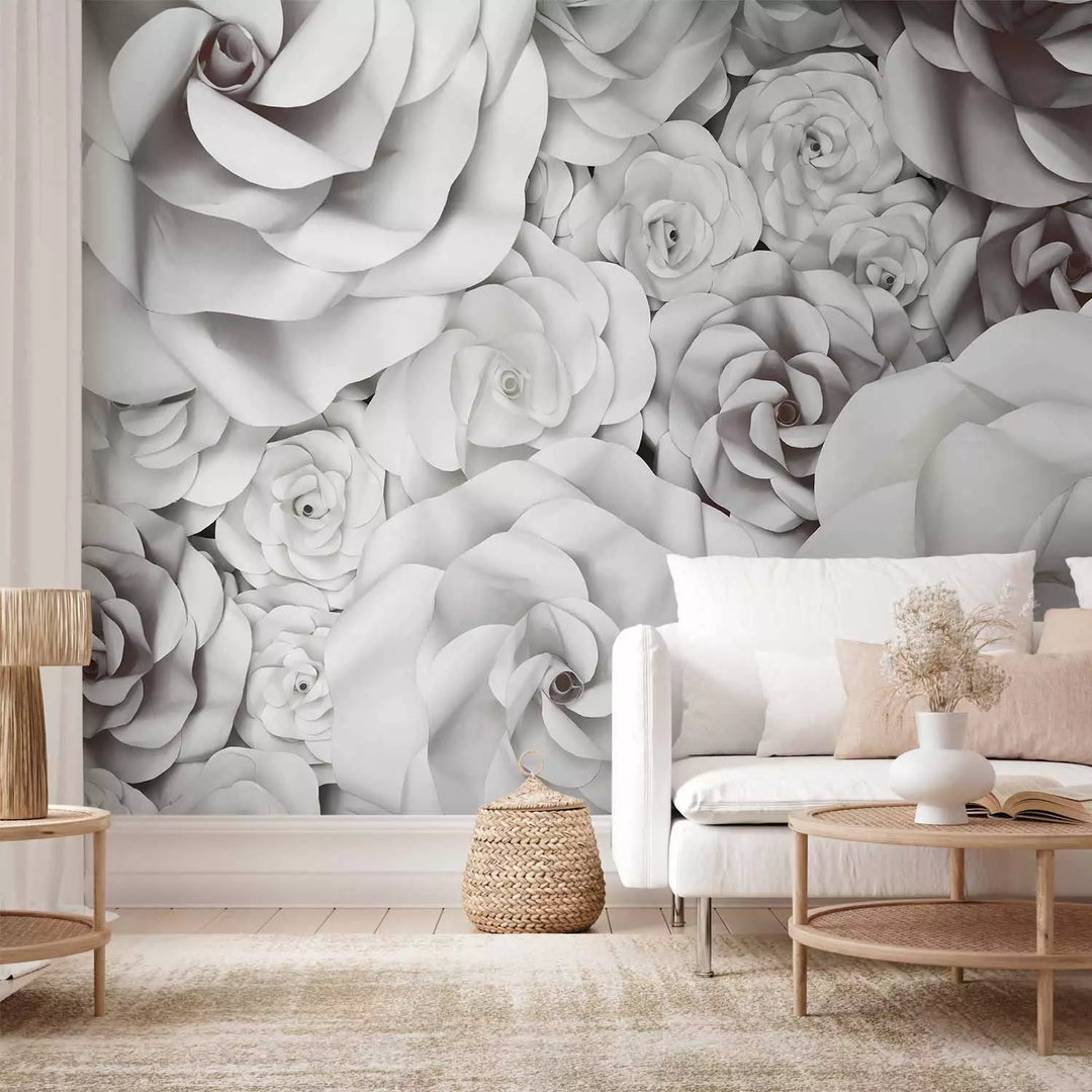 Fototapetes - Melnbalts rožu pušķis | stilizets dizains G-ART