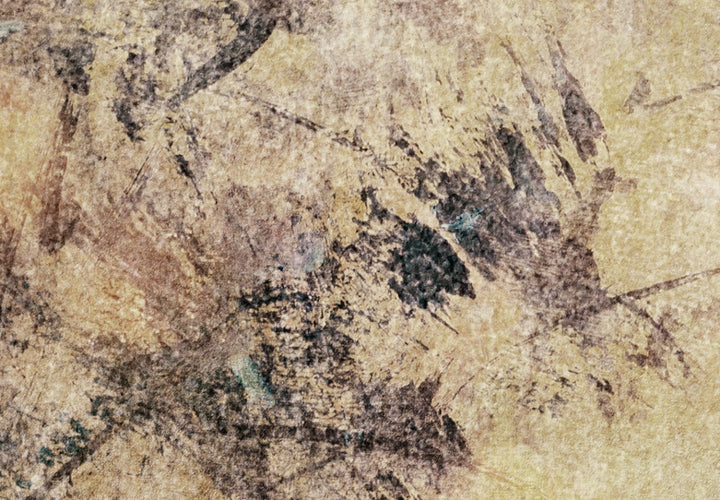 Fototapetes bēšos un dzeltenos toņos - Miglainas formas, 142509 G-ART
