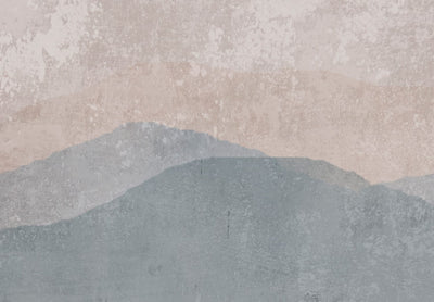 Wall Murals - Modern abstraction with mountain scenery - 138166 G -art