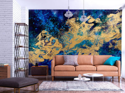 Wall Murals - Modern abstraction with gold elements - 138564 G -art