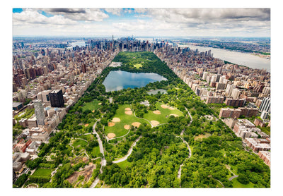 Fototapetes - Ņujorkas parks starp lielpilsētas debesskrāpjiem, 151269 G-ART