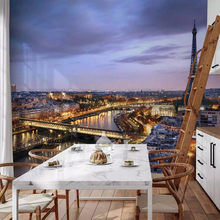 Fototapetes - Parīzes panorāma, nopirkt viesistabā G-ART