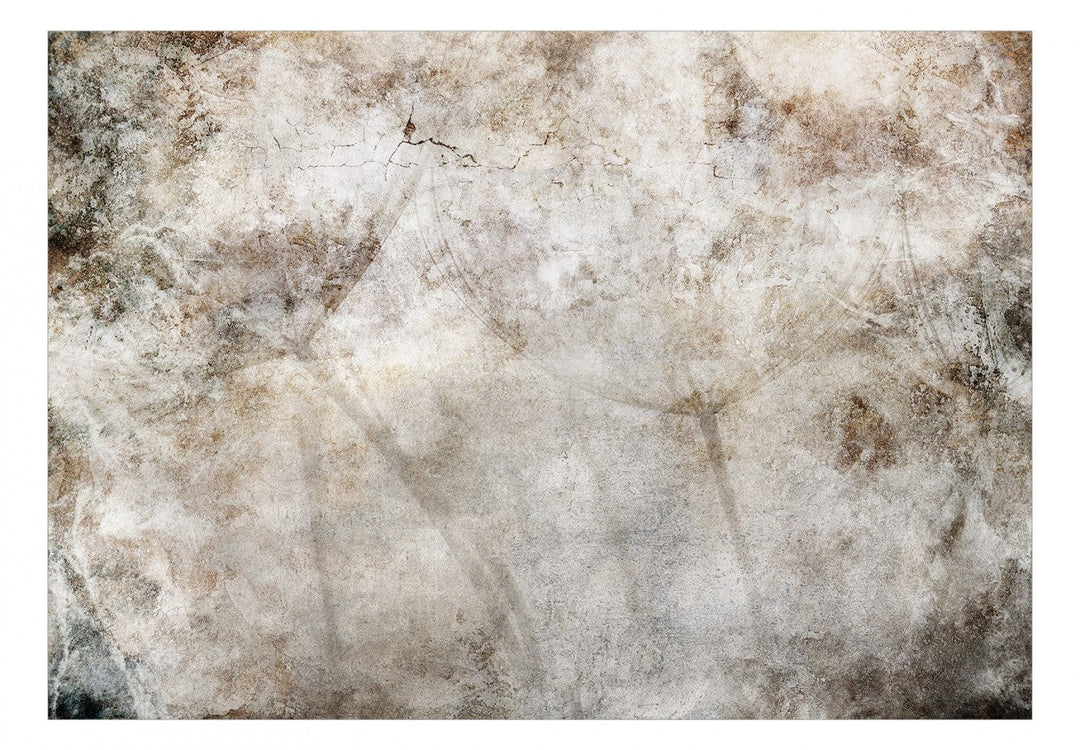 Bēšās fototapetes - Pienenes, kompozīcija ar ziedu motīvu - 138470 G-ART