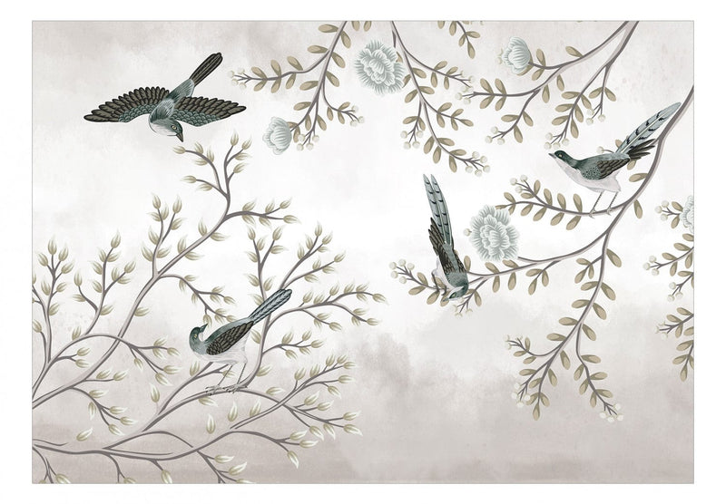 Wall Murals - Birds in the garden, 138837 G-ART