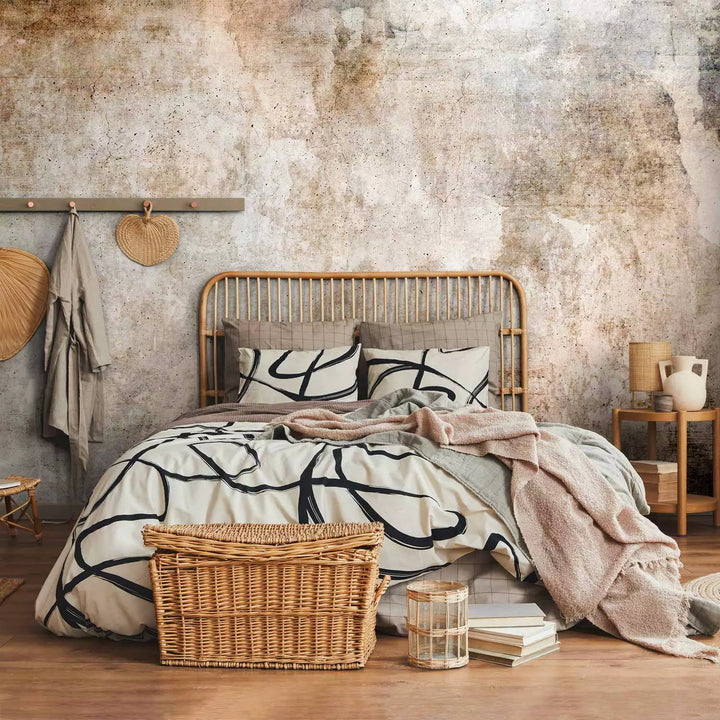 Fototapetes - Rūsas tekstūra - abstrakcija pasteļbrūnos toņos - 143237 G-ART