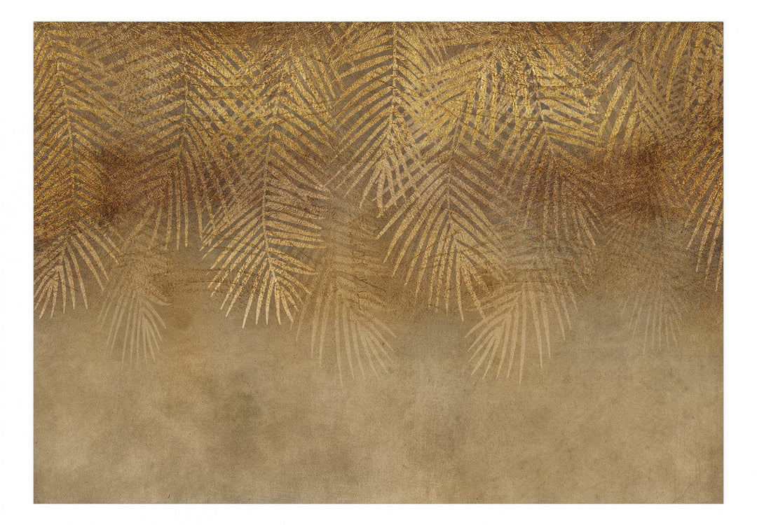Fototapetes - Saulainās lapas brūnā krāsā, 142377 G-ART