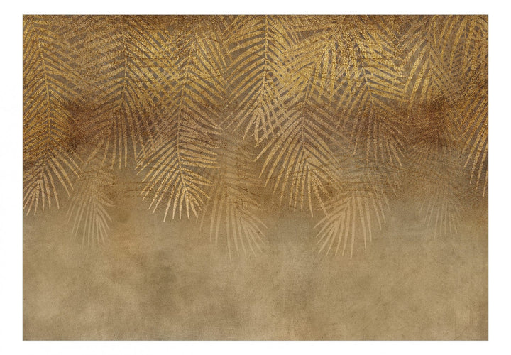 Fototapetes - Saulainās lapas brūnā krāsā, 142377 G-ART