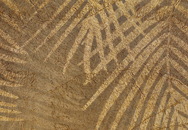 Fototapetes - Saulainās lapas brūnā krāsā, 142377 G-ART