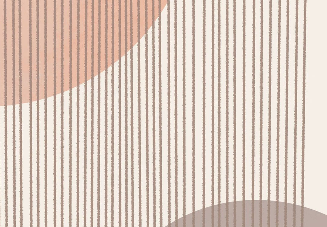 Fototapetes guļamistabai scandiboho stilā bēša krāsā - 136510 G-ART