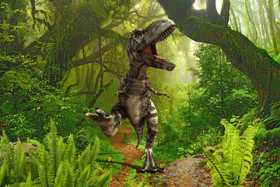 Fototapetes T-Rex Jungle (300x250 cm) AS Creation