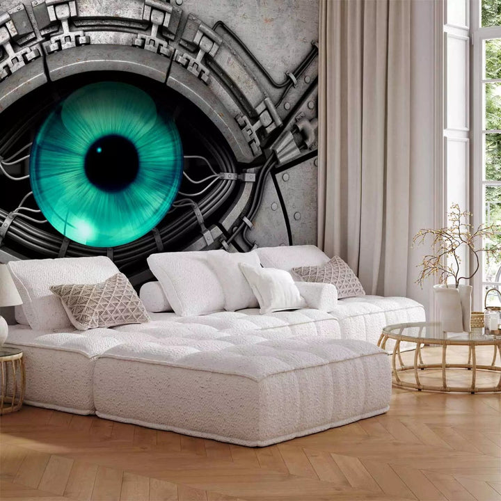 Modernas fototapetes jauniešu istabai  - Tērauda skats, 62048  G-ART