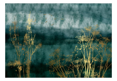 Valokuvatapetti Turkoosi - Golden Grass, 142501 G-ART
