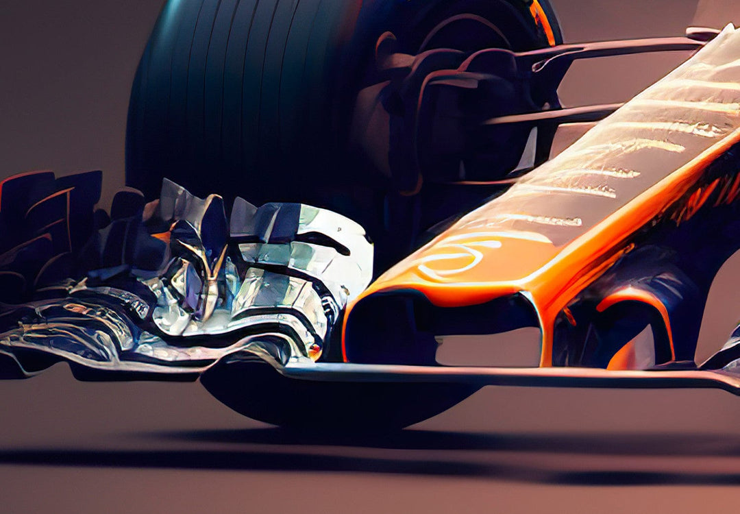 Fototapetes jaunietim - Ugunīga Formula 1 datorspēles stilā G-ART