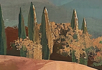 Valokuvatapetti - Välimeren maisema - sommitelma terrakotta, 159460 G-ART