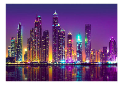 Fototapetes - Violetā nakts (Dubaija), 90558 G-ART