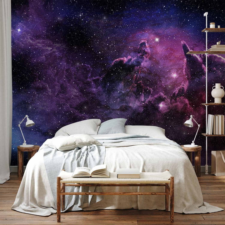 Fototapetes ar kosmosu violetā krāsā - Violets miglājs, 70828 G-ART