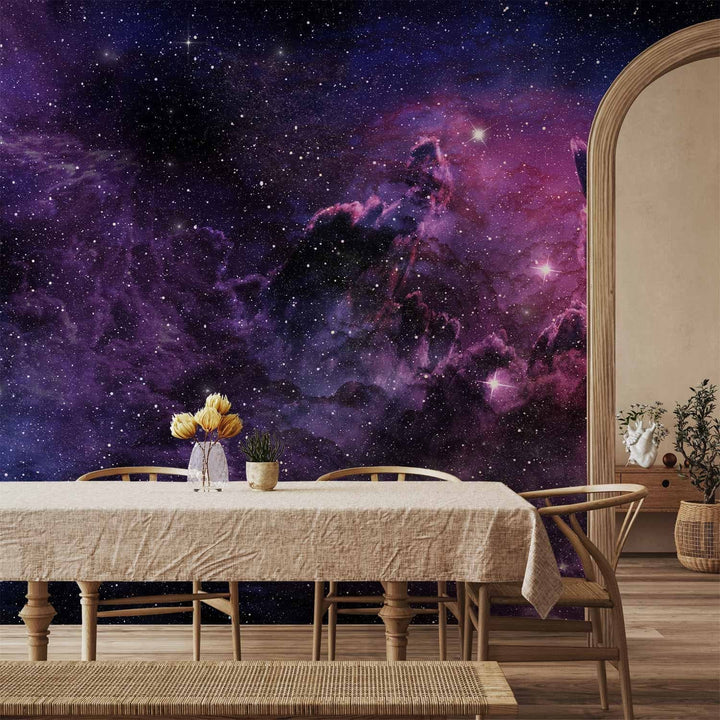 Fototapetes ar kosmosu violetā krāsā - Violets miglājs, 70828 G-ART
