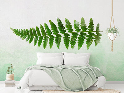 Wall Murals in green shades - Fern leaf, 143163 G-ART