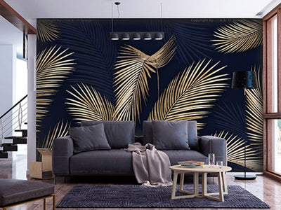 Fototapetes - Zelta palmas, 138359 G-ART