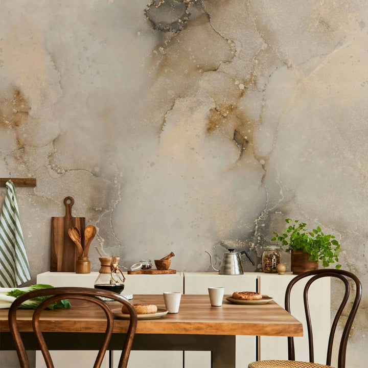 Fototapetes - Zeltainais marmors – eleganta abstrakcija zeltā - 148771 G-ART