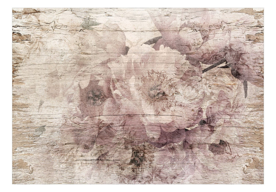 Fototapetes bēšos toņos - Maģiskais zieds - 142364 G-ART