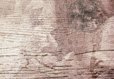 Wall Murals - Flowers on wood, 142412 G-ART