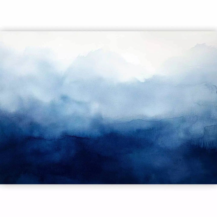 Abstraktas fototapetes - Zils klusums - izgatavošanas un pārdošana G-ART