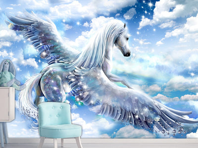 Fototapetes - Zils Pegasus, 107255 G-ART