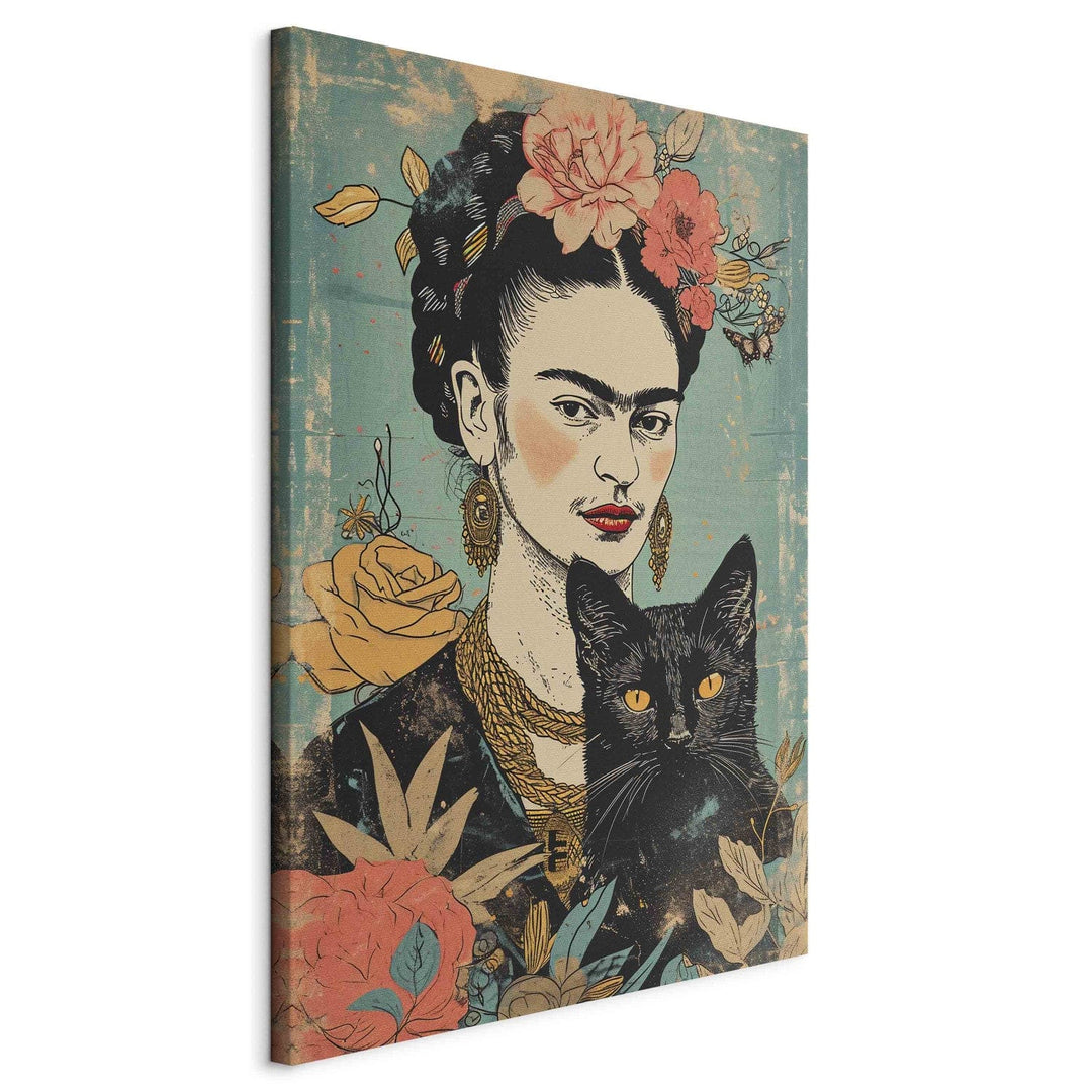 Frida Kalo - mākslinieces portrets, japāņu stilā, 152206, lielformāta G-ART