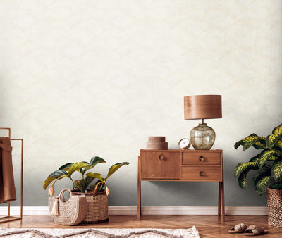 Light Non-woven wallpaper with a subtle wave pattern,1373617 AS Creation