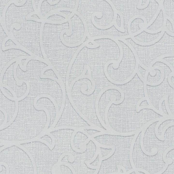 Light textured wallpaper with a classic vine pattern and combined sheen, 3774266