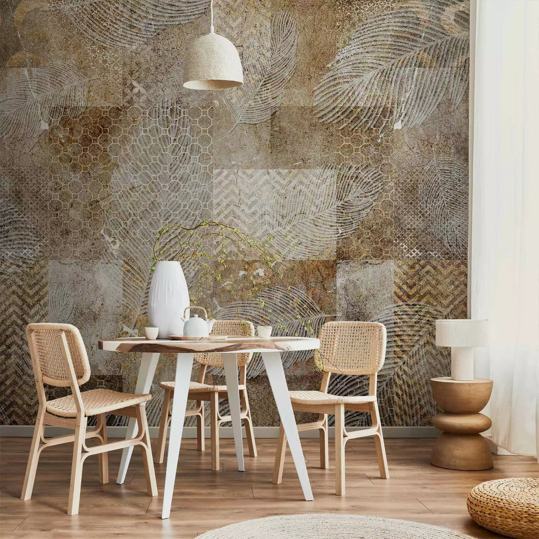 Fototapetai su abstrakčiu aukso raštu - Auksinė kompozicija, 142713