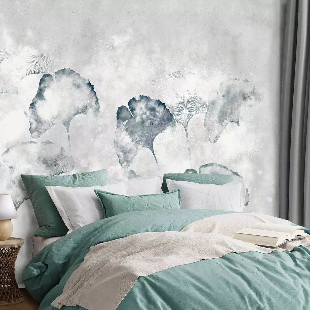 Fototapetai - Lapai pilkame fone, 146373