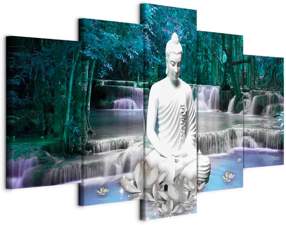 Glezna ar Budu - Zilā lūgšana, (x5), h-C-0048-b-o ART XL