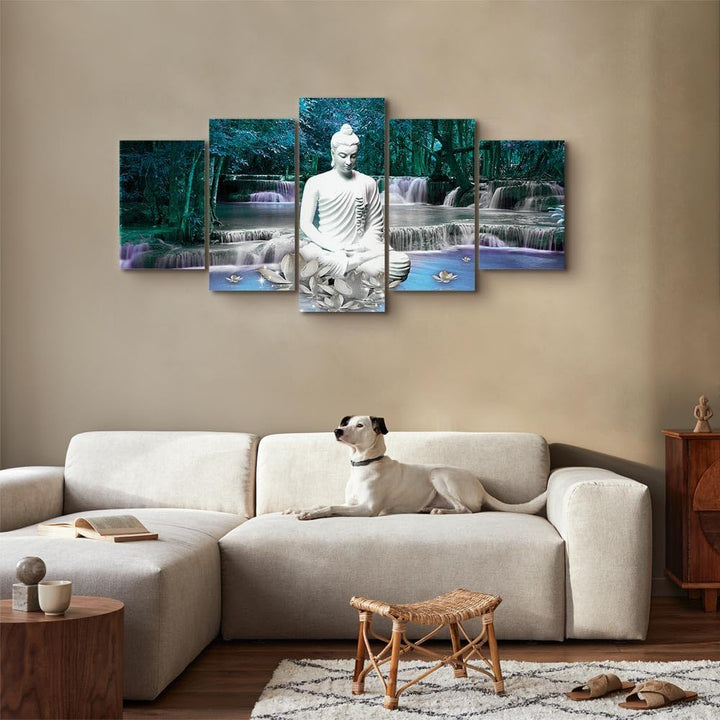 Glezna ar Budu - Zilā lūgšana, (x5), h-C-0048-b-o ART XL