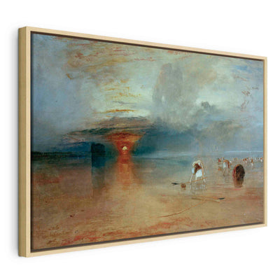 Картина в деревянной раме - Пляж Кале G ART
