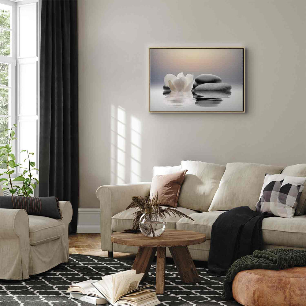 Glezna koka rāmī - SPA tematika - Klusuma dārzs G ART