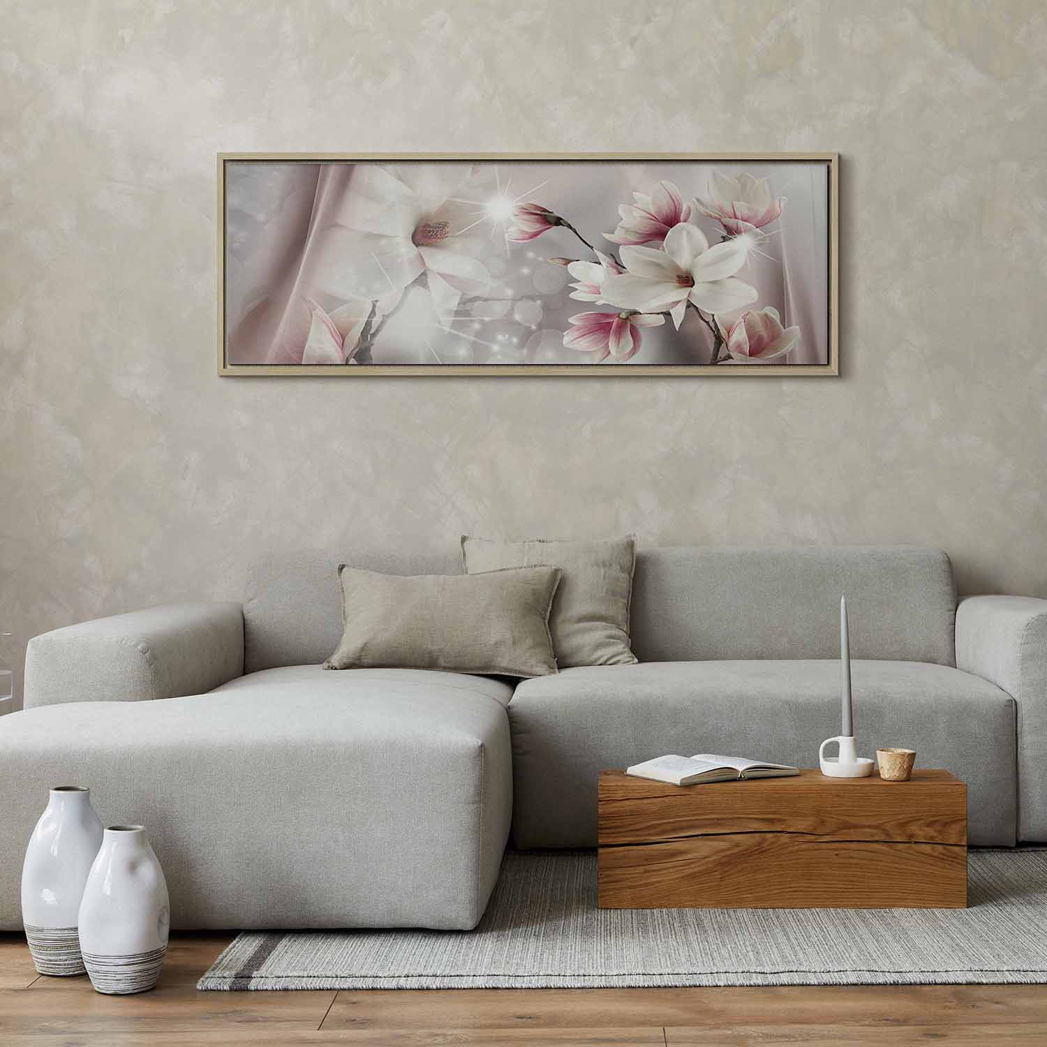 Glezna koka rāmī - Magnolijas atspulgs - pirkt gleznas Tapetenshop.lv G ART