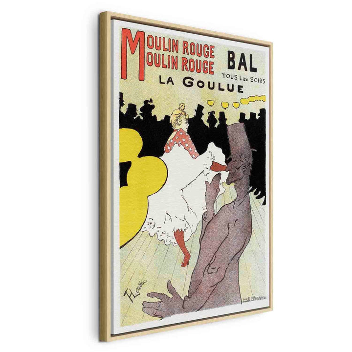 Glezna koka rāmī - Pop art - Moulin Rouge - La Goulue G ART