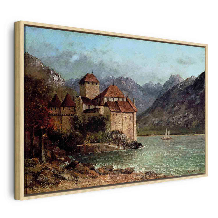 Glezna koka rāmī - Šiljona pils - reprodukcija G ART