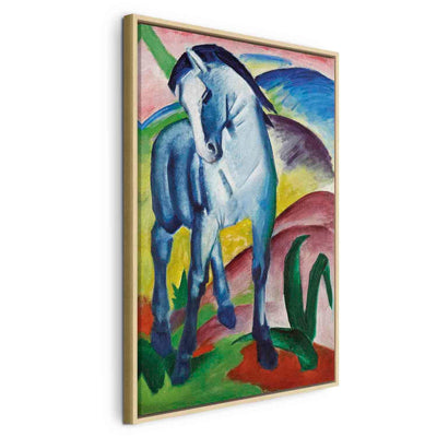 Paveikslas mediniame rėme - Blue horse G ART